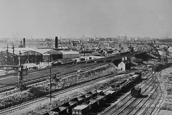 Railway Lines At Deptford 1940s