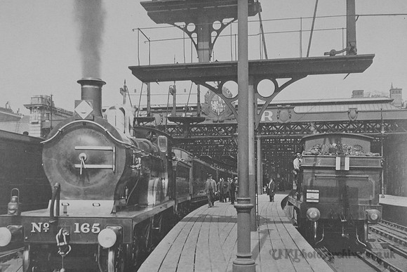 South Eastern And Chatham Railway Terminus At Charing Cross Station