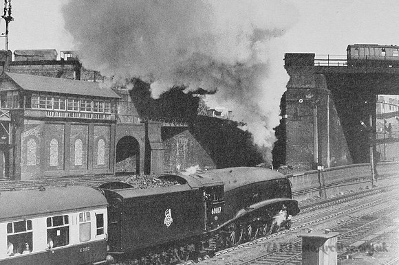 No 60017 Silver Fox Climbs Out Of Kings Cross With A Kings Cross Leeds Express