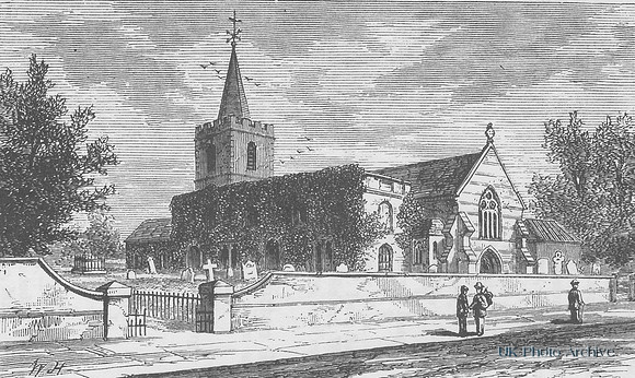 Parish Church Carshalton 1880