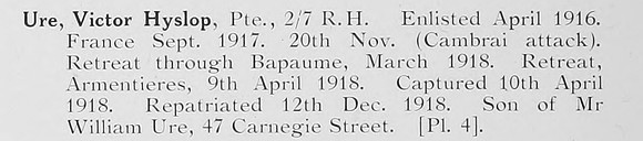 Ure V H Pte 7th Black Watch Photo Available Plate 4
