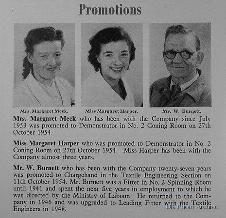 Margaret Meek, Margaret Harper And W Burnett Promotions