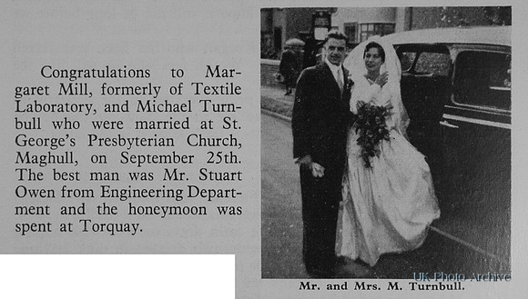 The Wedding Of Margaret Mill And Michael Turnbull