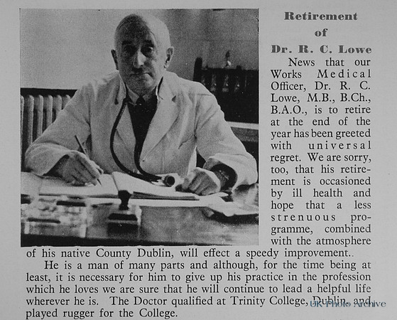 Dr R C Lowe Retirement 1