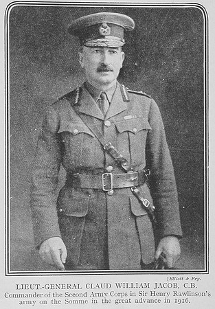 Jacob C W Lt Gen CB General Staff The Great War Vol 8