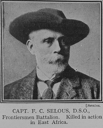 Selous F C Captain DSO 25th Royal Fusiliers The Great War Vol 8