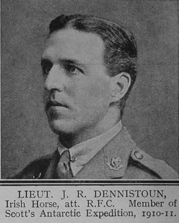 Dennistoun J R Lt Royal Flying Corps The Great War Vol 8