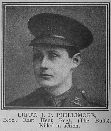 Phillimore J P Lt East Kent Regt The Great War Vol 8