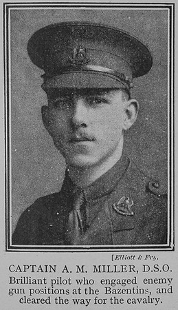 Miller A M Captain DSO Royal Flying Corps The Great War Vol 8