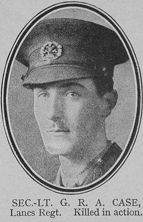 Case G R A 2nd Lt 3rd South Lancs Regiment The Great War Vol 8