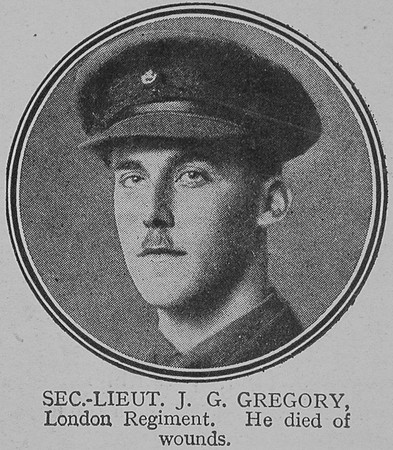 Gregory J G 2nd Lt 6th London Regiment The Great War Vol 8