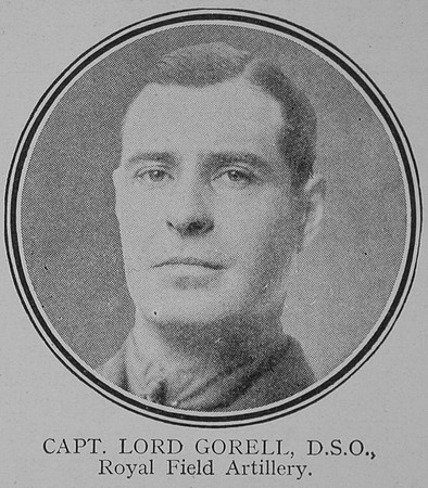 Gorell H G Major Lord DSO Royal Field Artillery The Great War Vol 8