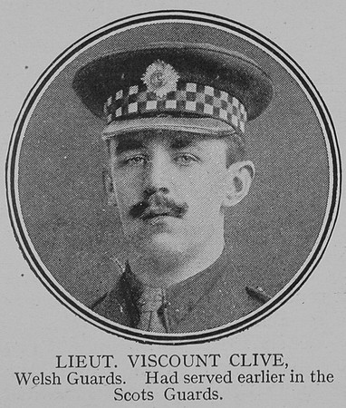 Herbert P R Captain (Vicsount Clive) 1st Welsh Guards The Great War Vol 8