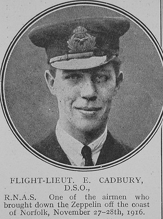 Cadbury E Flt Lt DSO Royal Naval Air Service The Great War Vol 8