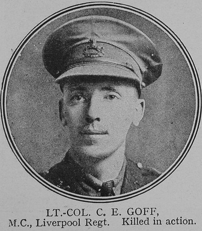 Goff C E Lt Col MC 1st King's Liverpool Regiment The Great War Vol 8
