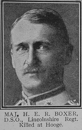 Boxer H E R Maj DSO 1st Lincolnshire Regimnt The Great War Vol 8