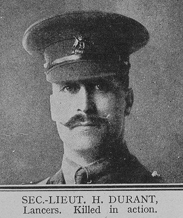 Durant H 2nd Lt DCM 9th Lancers The Great War Vol 8
