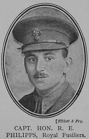 Philipps R E Captain MC 9th Royal Fusiliers The Great War Vol 8