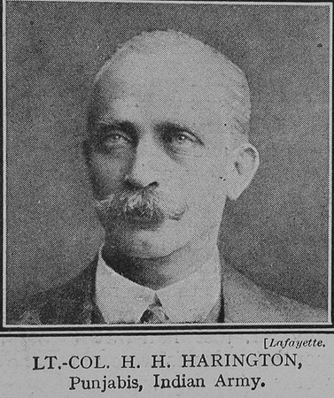 Harington H H Lt Col Indian Army The Great War Vol 8