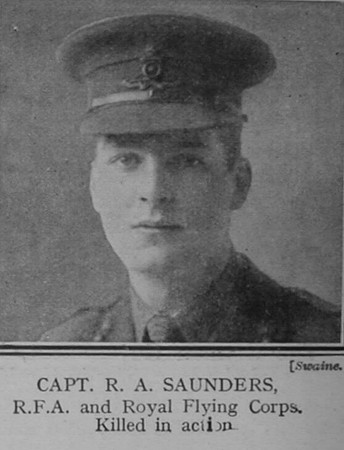 Saunders E A Captain Royal Flying Corps The Great War Vol 8