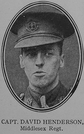 Henderson D Captain 8th Middlesex Regiment The Great War Vol 8