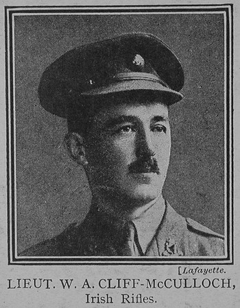 Cliff-McCulloch W A Lt Royal Irish Rifles The Great War Vol 8