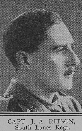 Ritson J A Captain South Lancs Regt The Great War Vol 8