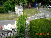 Damage To Ashtead Park Gates June 2015