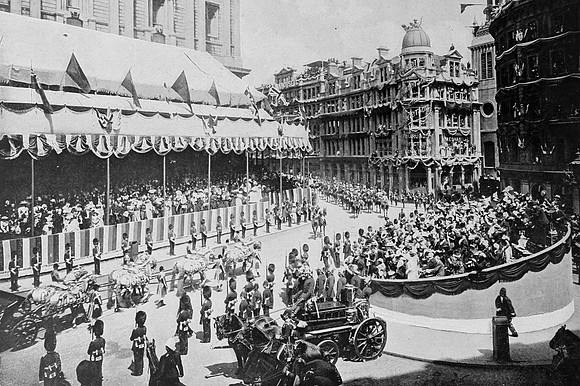 The Queens Carriage On The South East Side Of St Pauls 22nd Jun 1897