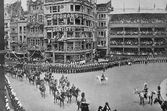 The Royal Procession Arriving At St Pauls 22nd Jun 1897