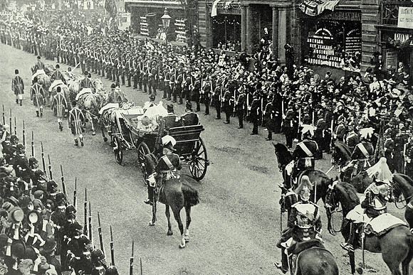 The Queens Carriage In Pall Mall Queen Jubilee 22nd Jun 1897