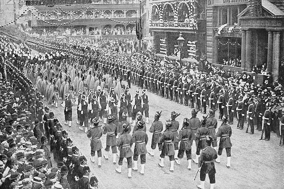 The Colonial Escort In Pall Mall Queens Jubilee 22nd Jun 1897