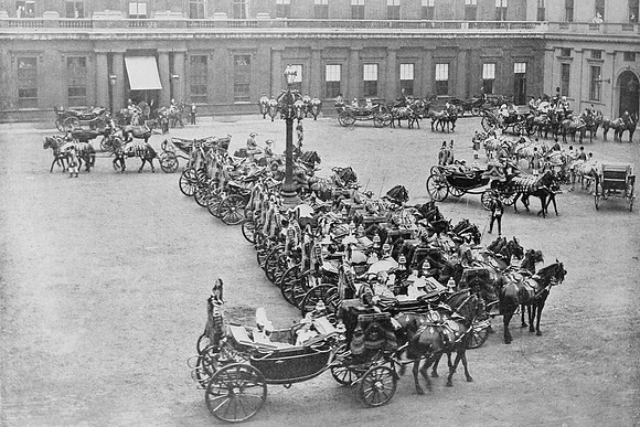 Preparing For The Procession For The Queens Jubilee 22nd Jun 1897