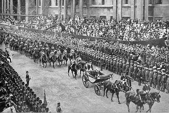 The Canadian Premier In Trafalgar Square Queens Jubilee 22nd Jun 1897