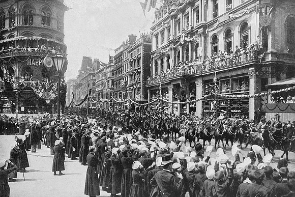 The Procession In The Poultry Cheapside 22nd Jun 1897