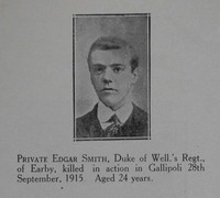 Smith E Pte 8th West Riding Regt Craven Roll Of Honour