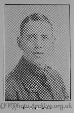 Snowden J W Lt Worcestershire Regiment