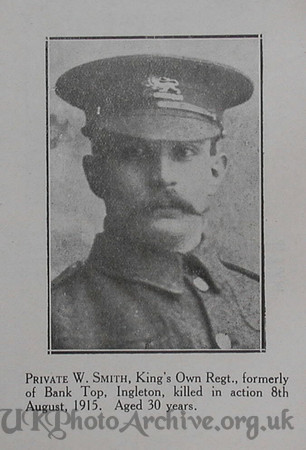 Smith W Pte King's Own Craven Roll Of Honour