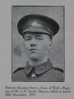 Smith M Pte 6th West Riding Regt Craven Roll Of Honour
