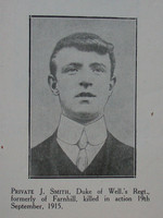 Smith J Pte West Riding Regt Craven Roll Of Honour