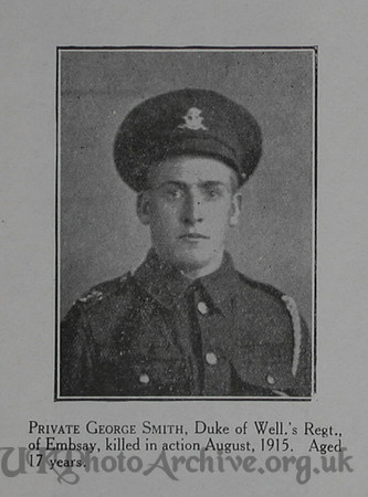 Smith G Pte 2nd West Riding Regt Craven Roll Of Honour