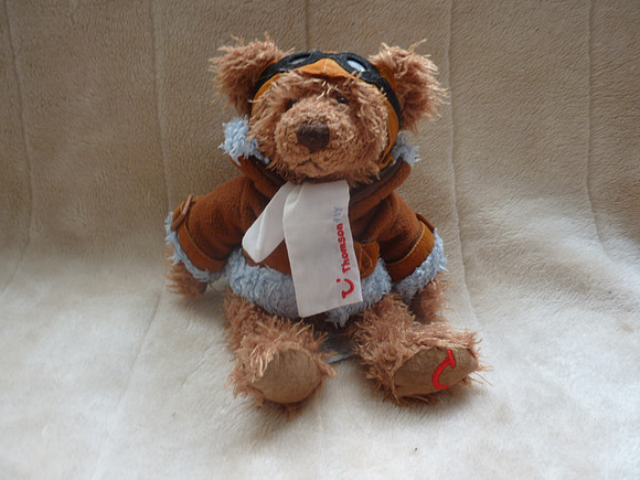 Russ Thomson Fly Bear Pilot Dressed Teddy Bear