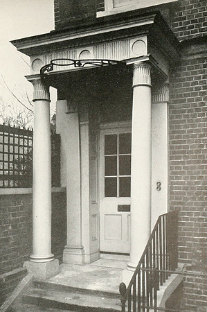 Porch To House In Church Row Hampstead 1920
