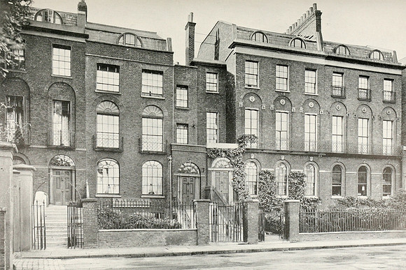 Houses On Kennington Green London 1920