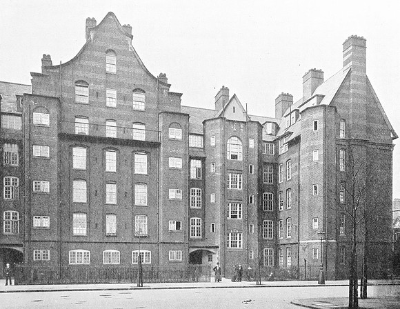 Hogarth Buildings Millbank 1905