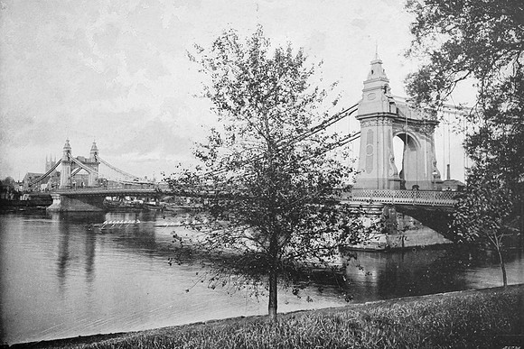 Hammersmith Bridge From The South Side 1890s