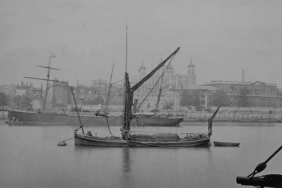 The Tower Of London And The Thames From Horsleydown c1890