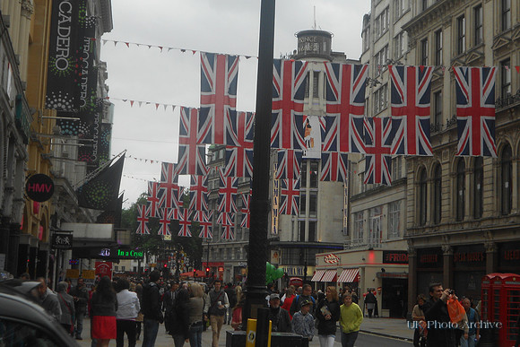 Coventry Street Decorated For The Queens Jubilee 2012