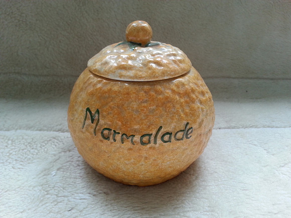 Vintage Retro 60s Lidded Marmalade Pot Royal Norfolk