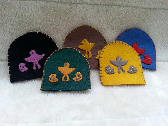 Selection Of Retro Kitchen Collectables Napkin Rings And Egg Cosies